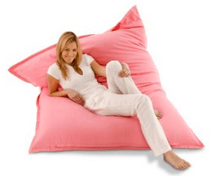 Smoothy Beanbag in rosa