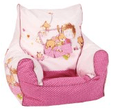 Ein rosa Baby Sitzsack