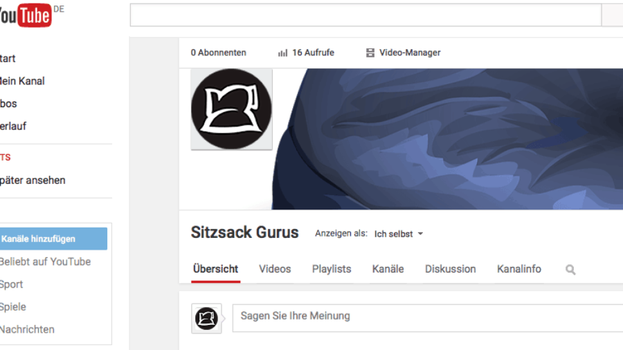 Sitzsack-Test.com bei Youtube