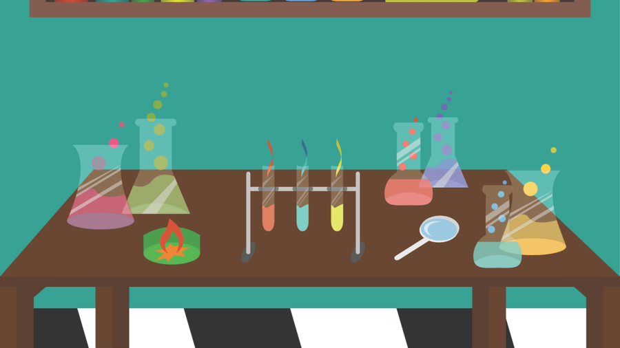 Chemielabor Giftstoffe 