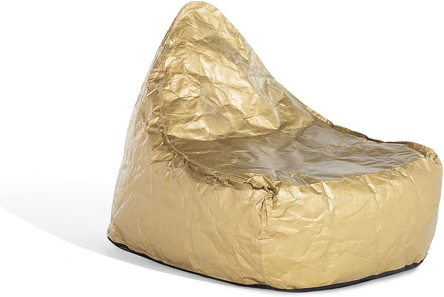 Ein Sitzsack in Farbe Gold